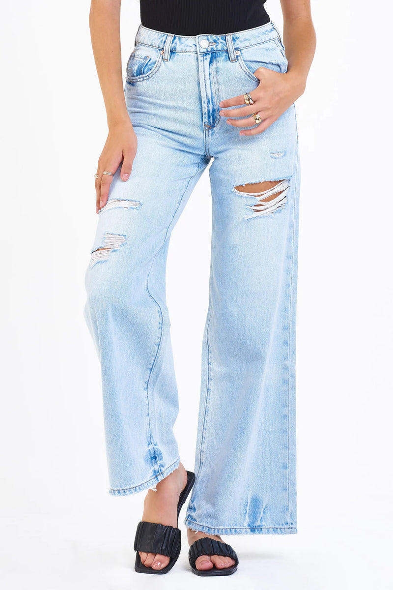 Elle Super High Rise Wide Leg Jeans Bozeman – Shop-threads.com