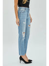 Zoey Distressed Mom Jeans