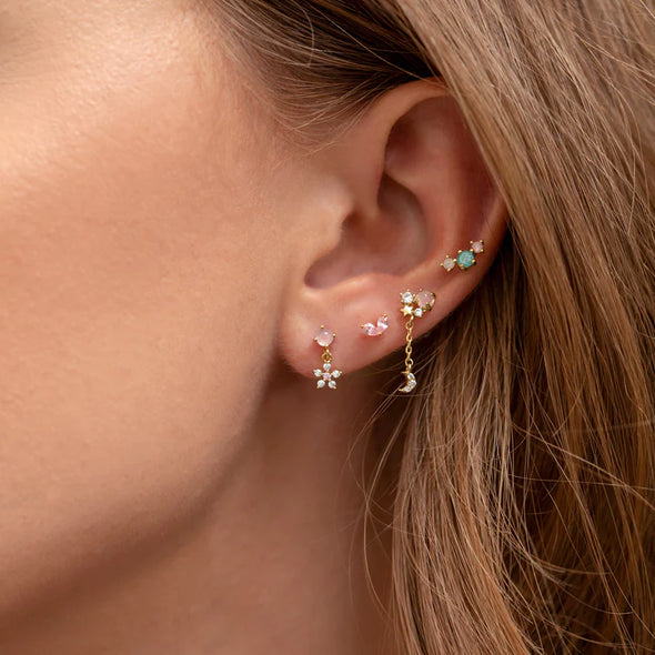Pink Paradise Earring Set