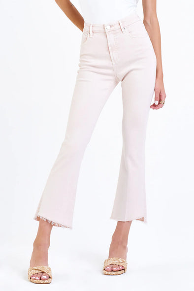 Jeanne Super High Rise Cropped Flare Jeans