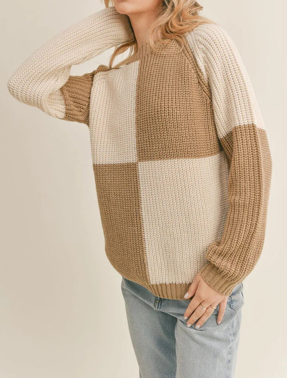 Joni Color Block Sweater