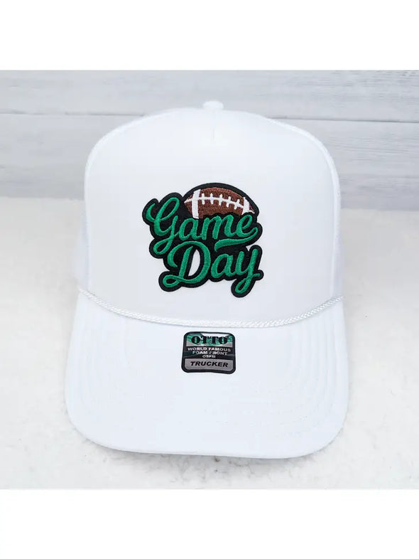 Trucker Cap W/Embroidered Game Day Patch