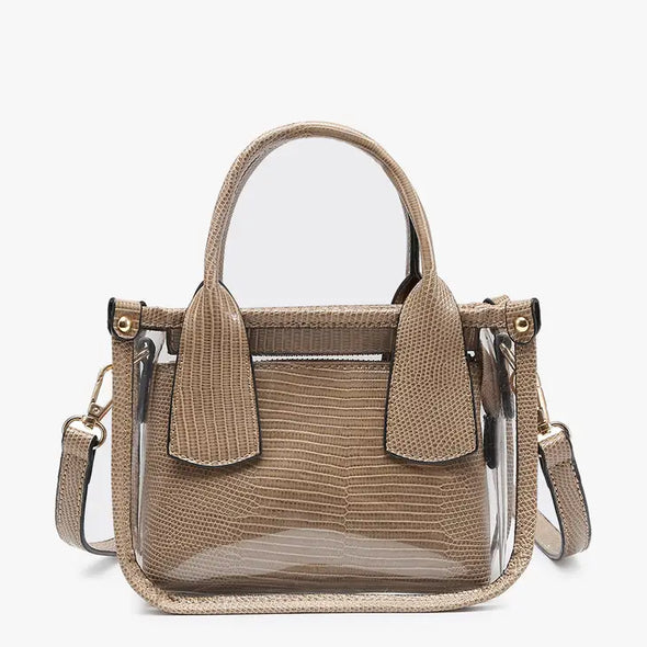 Stacey Clear Satchel W/Inner Bag