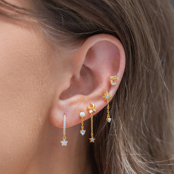 Twinkle Opal Earring Set