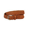 Classic Braided Equestrian Buckle Leather Belt