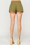 Pleated Mini Skirt Shorts