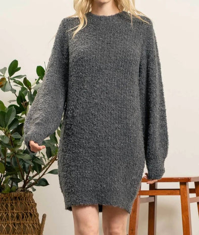 Long Sleeve Knit Sweater Dress