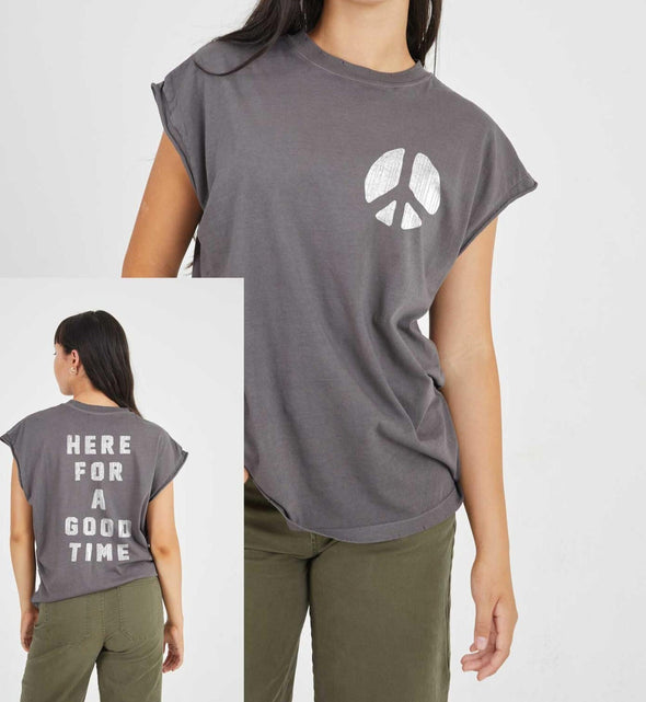 Good Time Peace Sign Graphic Tee