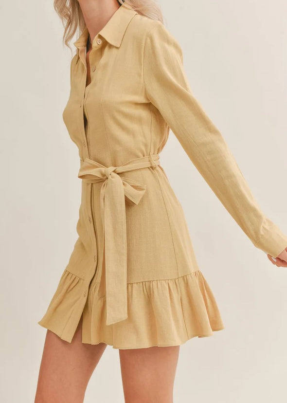 Flavor Of Tuscany Button Up Dress