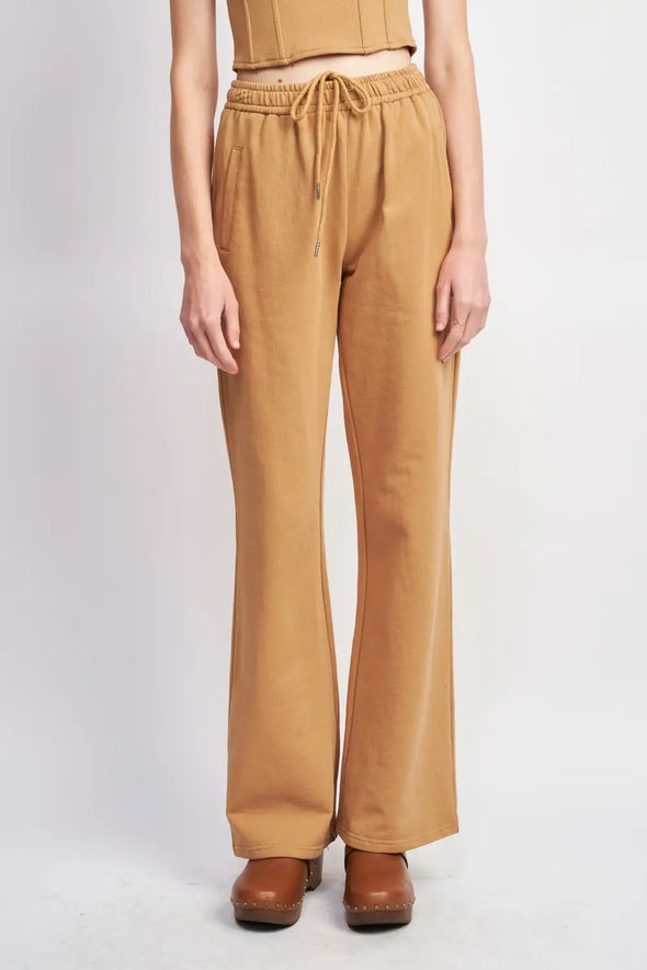 High Rise Wide Leg Lounge Pants