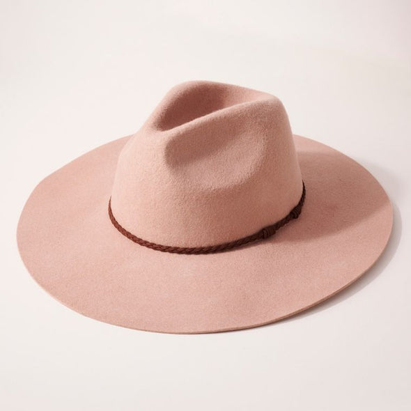 Wide Brim Wool Felt Rancher Hat